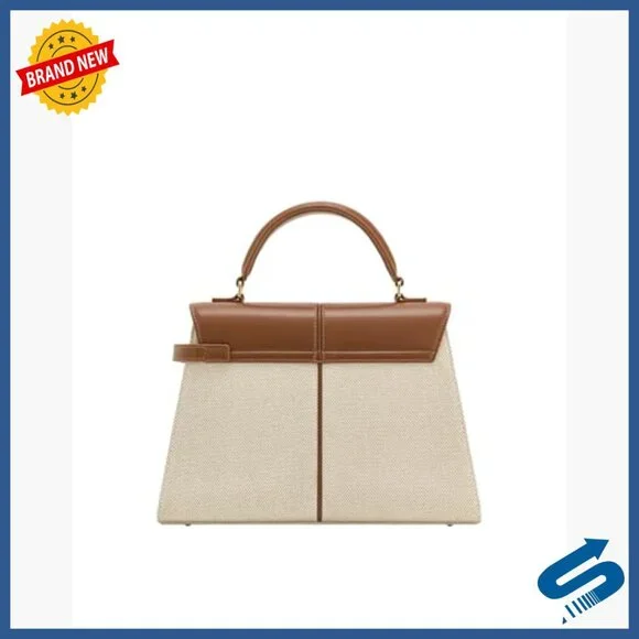 Large Vegan Leather Top Handle Crossbody Bag with Adjustable Strap